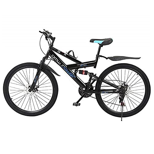 bicicleta de montaña adulto, bicicleta al aire libre unisex, pulgadas bicicleta de montaña Shimano 21 en bicicleta 26 velocidades, llantas de aleación de magnesio con 6 radios, más seguro y (flota est