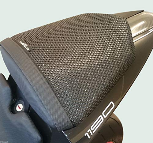 Cubierta TRIBOSEAT para Asiento Antideslizante Accesorio Personalizado Negro Compatible con KTM Rc8 (2008-2015)