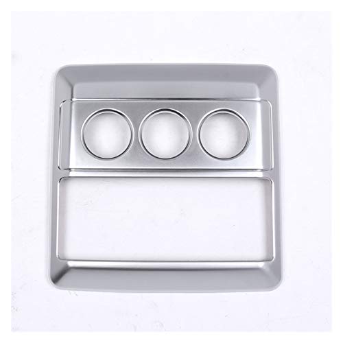 furong ABS ABS Matte Silver Silver Row Reading Light Frame Fit Fit para Land Rover Discovery 4 LR4 2010-2016 Accesorios (Color Name : Silver)
