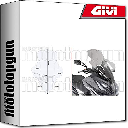 GIVI CUPULA D6104ST COMPATIBLE KYMCO XCITING 400I 2013 13 2014 14 2015 15 2016 16 2017 17