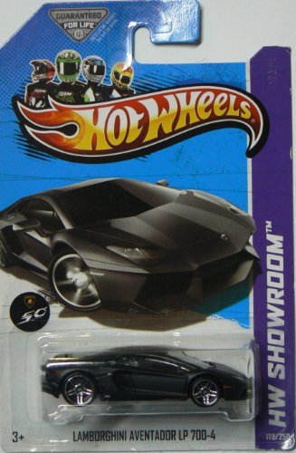 Hot Wheels HW Showroom Lamborghini Aventador LP 700-4 Negro #173/250