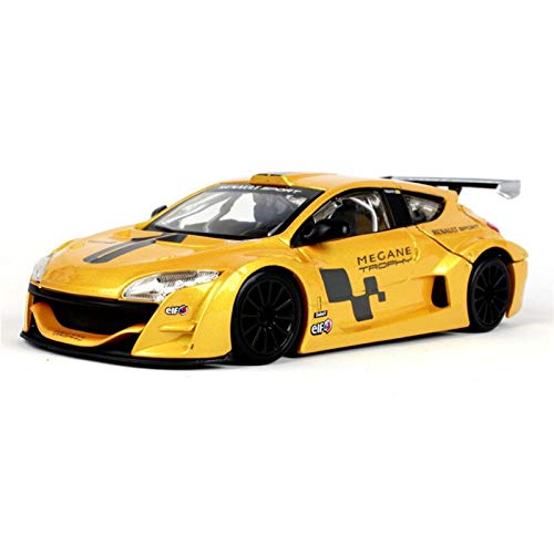 Modelo de vehículo de juguete 1:24 para R-enault Megane simulación coche modelo Racing Edition aleación modelo simulación coche decoración colección regalo juguete
