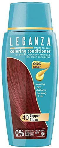 Pack Ahorro de 2 x Tintes Bálsamo para cabello sin ammoniaque color cobre rojo N40, 7 aceites naturales