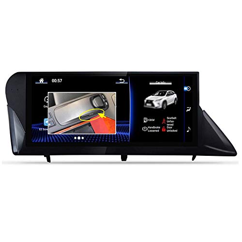 Para Lexus RX300 RX350 RX450H RX 300350450 H 2012-2014 Andorid 9 Navegación GPS estéreo para automóvil Pantalla táctil de 10.25 pulgadas Receptor de video con radio Bluetooth para automóvil, RX 2009