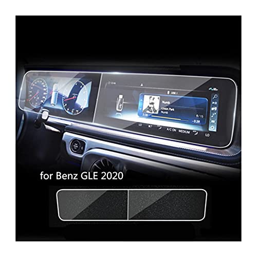 Película protectora para automóviles Para Mercedes Benz Gle Clase 2020 GLE300 / 350/450 Coche Navegador Cuadro de control de panel de control Película protectora de cristal templado Accesorios para au