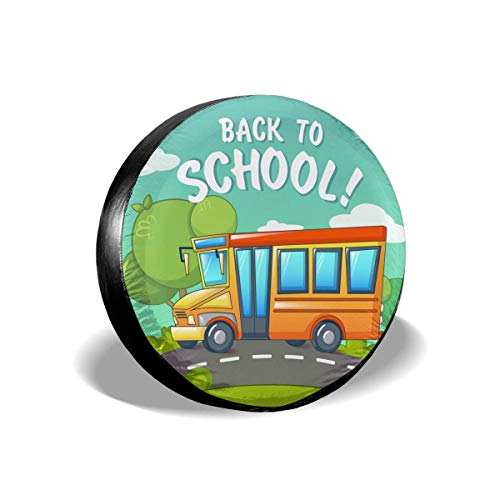 Regreso a la Escuela en el autobús Escolar Cubierta de la llanta de Repuesto 16 '' Pulgadas
