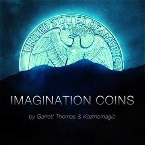 SOLOMAGIA Imagination Coins Euro (DVD and Gimmicks) by Garrett Thomas and Kozmomagic - DVD - Original Item - Magic with Coins - Trucos Magia y la Magia