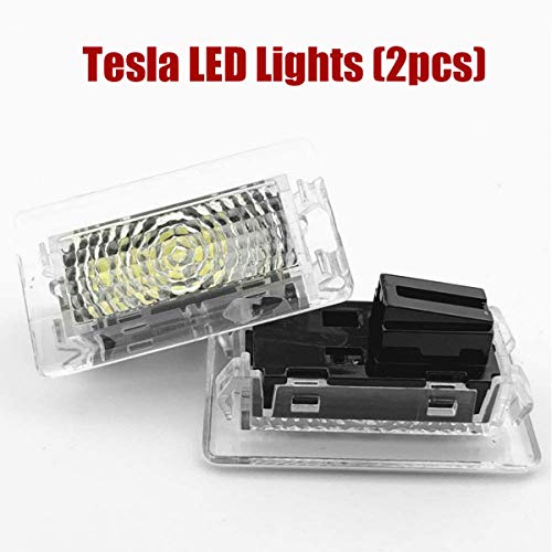 topfit para Tesla Kit de luces de repuesto interiores Iluminación LED de coche para maletero Luz interior LED ultrabrillante delantera para Tesla Mode Y Model 3 Model S Model X