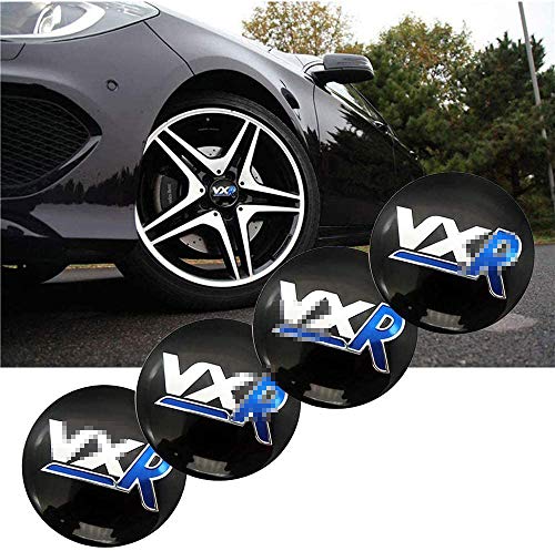 YZZR Tapas para Llantas,para Vauxhall Corsa Astra Vectra Zafira de 56mm 4pcs con Logo Compatible Coche Centro de Ruedas Emblema Prueba de Polvo Pegatina Rueda Centro Cubierta