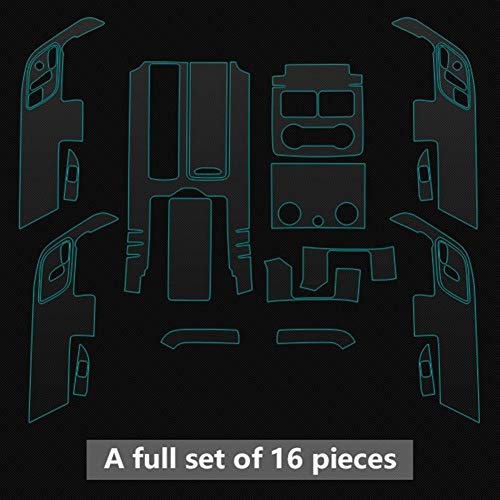 ZhengELE Transparente Shift Interior película protectora de la pantalla del engranaje Aire Acondicionado GPS etiqueta de la placa de Land Rover Range Rover 2018 SWB (Color Name : Full Set)