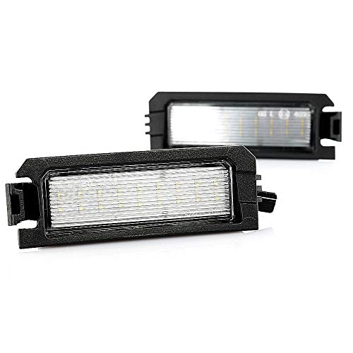 2 luces LED para matrícula, Canbus Plug & Play, certificado E V-032111