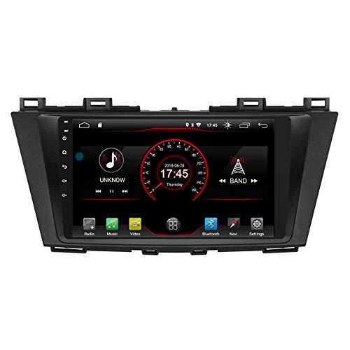 BWHTY Android 10 Car DVD Player GPS Stereo Head Unit Navi Radio Multimedia WiFi para Mazda 5 Premacy 2010 2011 2012 2013 2014 2015 Control del Volante