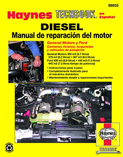 Diesel Manual De Reparacion Del Motor - General Motors: 98935 (Haynes Techbooks en Espanol)