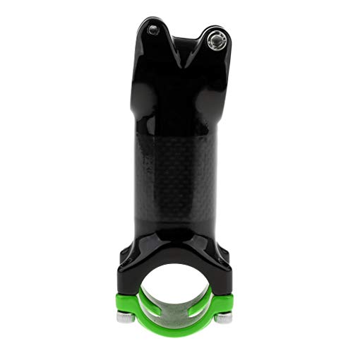 F Fityle Vástago Potencia de Manillar Manetas Ajustable de 6 Grados para Bicicletas Fixie Componentes de Ciclismo - Verde, 90mm