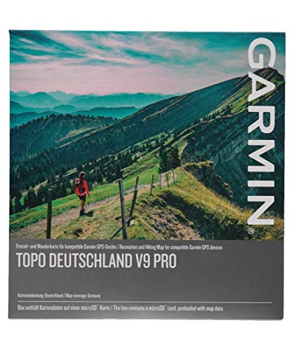 Garmin Topo Germany v9 Pro Mapa para navegador Alemania Ciclismo MicroSD/SD Topo Germany v9 Pro, Europe, Alemania, Ciclismo, MicroSD/SD