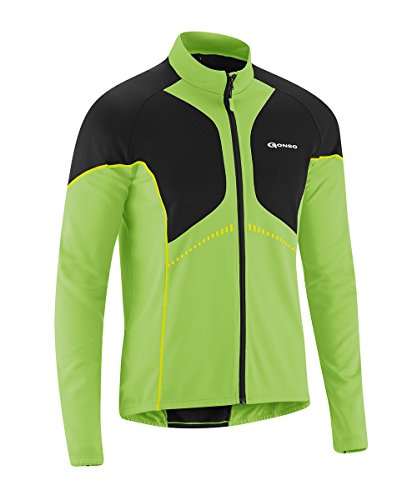 Gonso Camiseta Dominik de Hombre, para Bicicleta, de Marca, Invierno, Hombre, Color Verde, tamaño Small