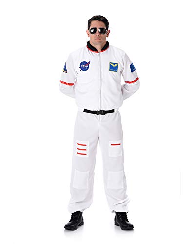 Karnival- Male Astronaut Costume Disfraz, Color blanco, medium (82089) , color/modelo surtido