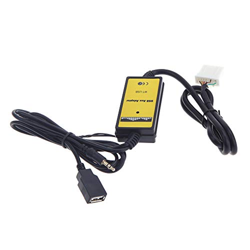 Kshzmoto Auto USB adaptador Aux MP3 reproductor Radio Interface para Mazda 323/3/5/CX7/MX5/MPV/Miata