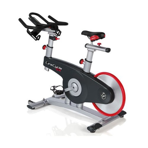 Life Fitness Lifecycle GX - Bicicletas estáticas y de Spinning para Fitness, Color Gris/Negro