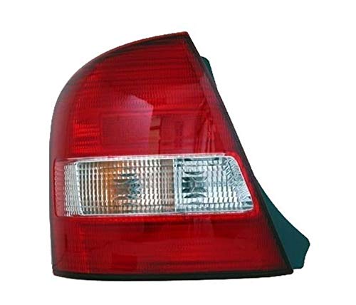 Luz trasera izquierda compatible con Mazda 323 F S VI 2001 2002 2003 2004 Saloon VT909L lado del conductor lado izquierdo trasero luz trasera montaje lámpara rojo blanco