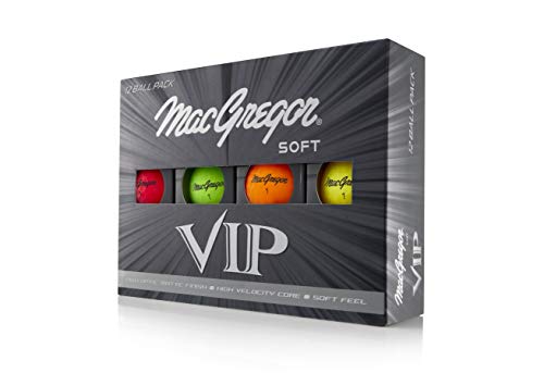 MacGregor Unisex VIP - Lote de 12 Pelotas de Golf, Talla única