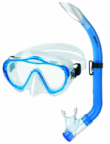 Mares Sharky Sharky - Máscara de Snorkel Infantil, Color Azul
