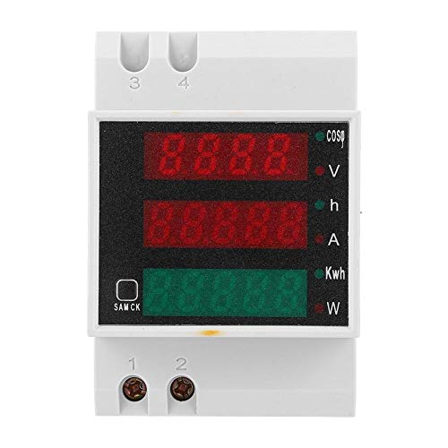 Medidor de voltaje, medidor eléctrico multifunción D52-2047, medidor de factor de potencia de voltaje de corriente de visualización digital AC200~450V