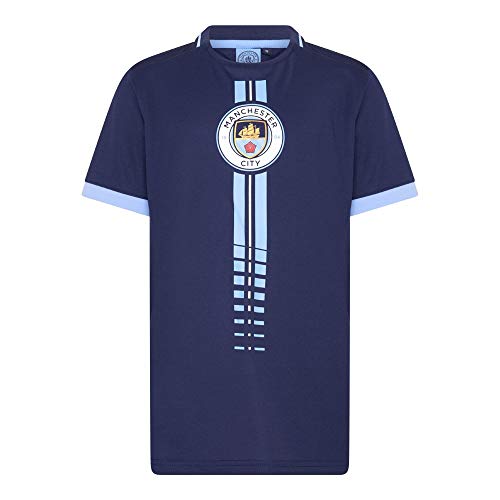 Morefootballs - Camiseta oficial del Manchester City para niños - 2020/2021-116 - Camiseta de manga corta Man City para entrenamiento de fútbol