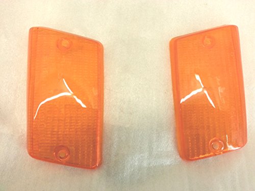 Par de cristales para intermitentes traseros para Piaggio Vespa PK XL-HP 50/125CC, color naranja