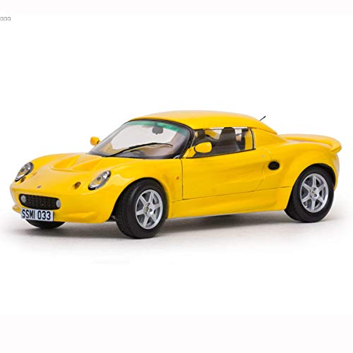 RONGRONG 1:18 Modelo de automóvil de Escala/Compatible con Lotus Elise 111S / Simulación Modelo de aleación de automóviles Modelo de fundición para niños para niños Boy Girl Regalo (Color : Yellow)