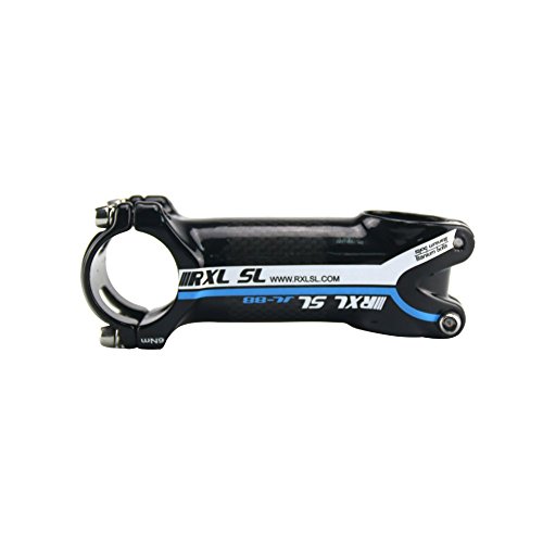 RXL SL potencias Carbono Carretera 31.8mm 3K Brillante Azul Potencia para la Bicicleta MTB 60mm