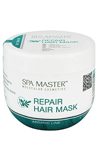 Spa Master Profesional - Mascarilla reparadora de pelo con Aceite de Argán