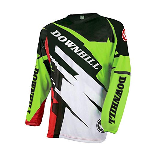 UGLYFROG Camisetas Hombre Manga Larga MTB Downhill Jersey Mountain Bike Ropa, Motocicleta Jersey Mountain Mountain Shirt XHDJ06