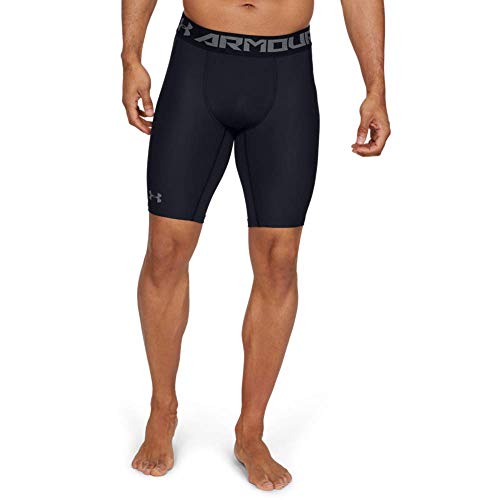 Under Armour Heatgear 2.0 Long pantalón de compresión, Hombre, Negro (Black/Graphite), L