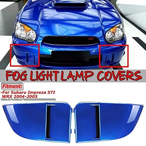 XLL Rejilla de luz antiniebla Lámpara Protección Cubierta Accesorios Coches 2PCS / Set De Vagones Niebla Frente Lámpara Máscara Cubierta Fit For Subaru Impreza WRX STI 2004 2005