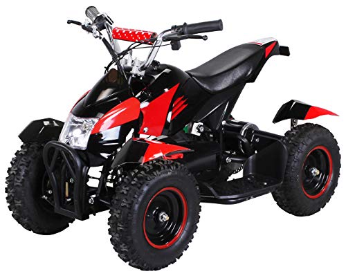 Actionbikes Motors Mini Eléctrico Niños ATV Cobra 800 Vatios Pocket Quad - Rojo