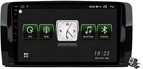 Android 10 MP5 Player GPS Navegación para Mercedes Benz R-Class 2005-2017, Soporte WiFi 5G DSP/FM RDS Radio de Coche Estéreo/BT Hands-Free Calls/Control del Volante/Carplay Android Auto