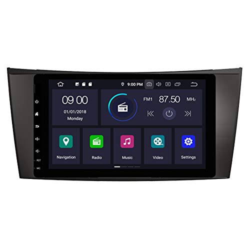 Autosion Android 10 - Unidad de navegación para Radio de Coche (64 GB, BT, 4 GB, WiFi, para Mercedes Benz Clase E W211 CLS W219 2002 – 2011)