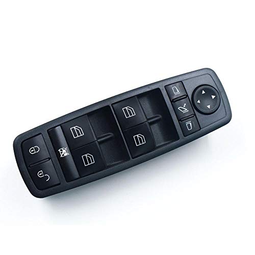 Botón de control de interruptor de ventana eléctrica apto para   Mercedes Benz B Klasse W245   W169 apto para A Klasse A1698206710, 1698206710, A 169820 67 10-_Red