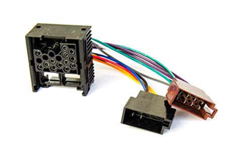 Cable de conexión de radio ISO con conector de radio compatible con BMW MG Mini Cooper Land Rover