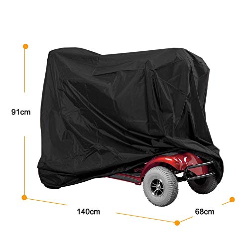 Cubierta impermeable para automóvil, dedicada al scooter viejo, impermeable, 55.1 * 25.9 * 35.8in