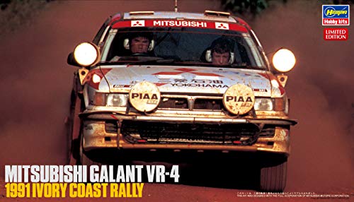 Hasegawa- 1:24 Mitsubishi Galant Vr-4-1991 Ivory Coast Rally (HA20459)