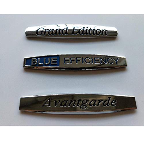 Insignia de Fender con letras de gran edición azul de Efficiency Avantgarde para Mercedes Benz AMG (Blue Efficiency)