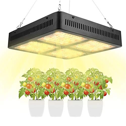 Luces de cultivo LED de 2000 W, Lámpara de Planta de espectro completo, Lámpara de Crecimiento con cuerda ajustable para plantas de interior hidropónicas, siembra en crecimiento