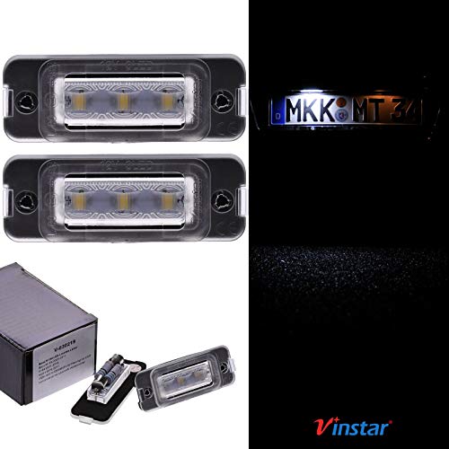 Luz de matrícula LED VINSTAR Bus CAN probado por E 18 LED por módulo 6000 Kelvin compatible con todos los modelos en la descripción del producto