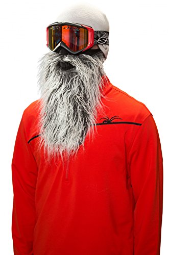 Máscara para esquiar Beardski con Barba Adjunta – Gris