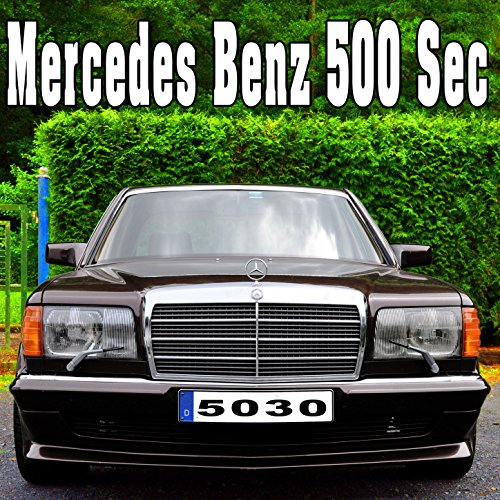 Mercedes Benz 500 Sec Starts & Accelerates Quickly to High Speed with Tire Squeal, From Rear Tires