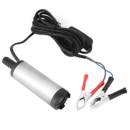 Mini bomba sumergible eléctrica de 12 V, agua / diésel / sifón de queroseno, 3,8 cm para motocicleta, automóvil, coche