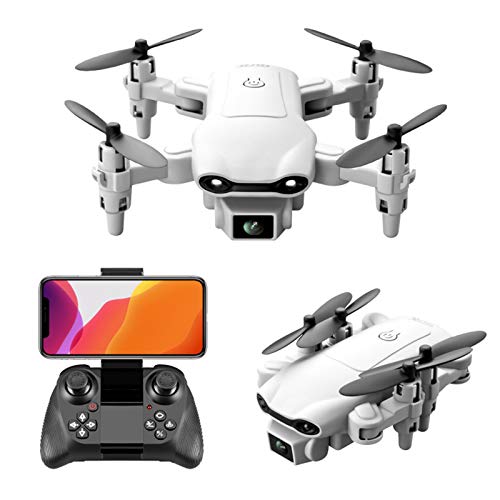 Mini WiFi FPV Drone con cámara Dual 4K Drones con Gafas VR Drone Plegable RC Quadcopter Foto de Gesto, una tecla para Volver a casa, Ruta de Vuelo,5*Battery