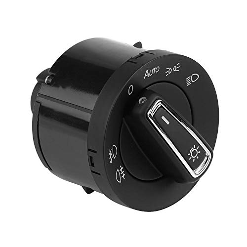 Módulo del sensor de la luz del interruptor del faro del coche, Módulo de botón de interruptor de control de faros con sensor de luz de encendido/apagado automático para MK5 6